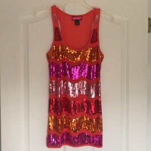 SayWhat sequins tank top